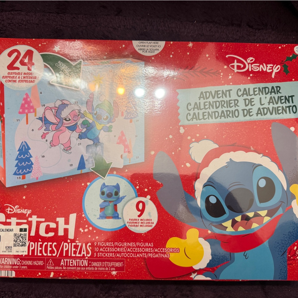 Disney Red and Blue Holiday Puzzle Box